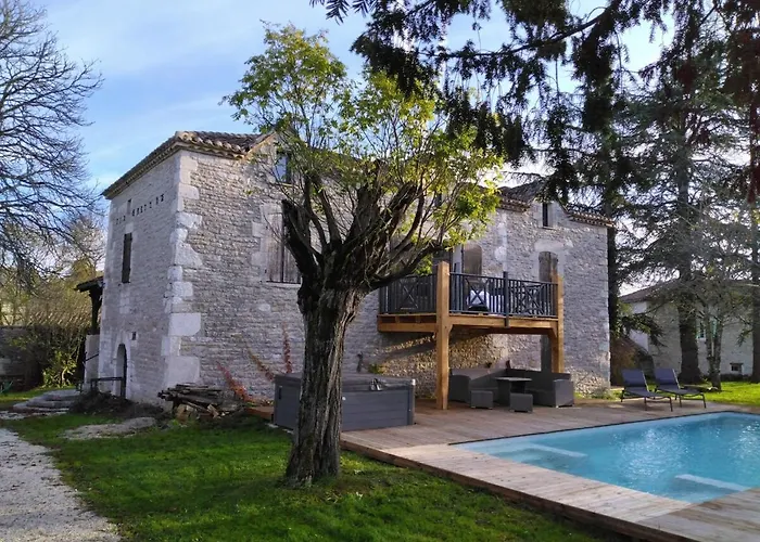Charmante Quercynoise En Pierre 別荘 Masquières